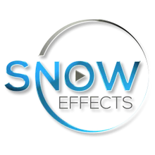 snow effect logo